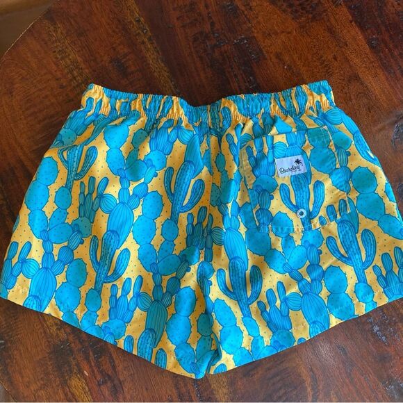 Men's Boardies Swim Trunks Size small cactus print lined - Picture 7 of 12